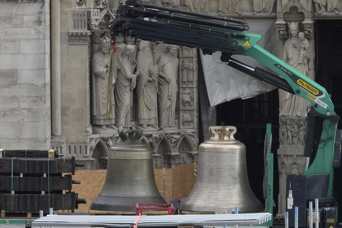 The bells are back at Notre Dame Cathedral in Paris