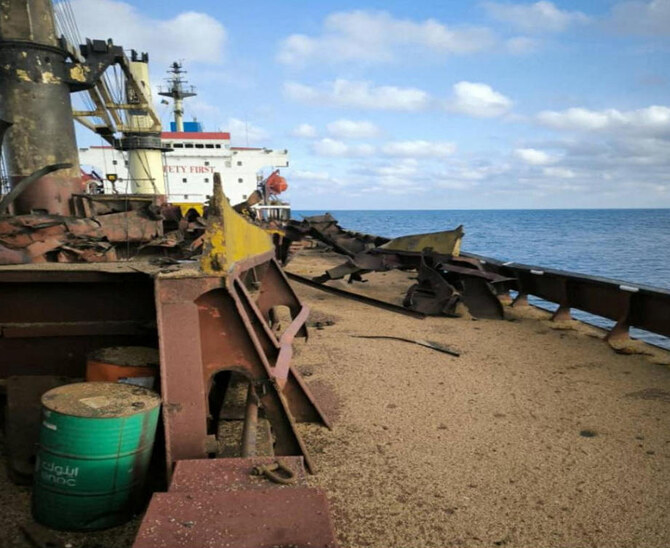 Russian missile hit an Egypt-bound wheat cargo ship in Black Sea: Zelensky